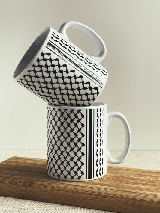 Palestinian Keffiyeh Style Mug