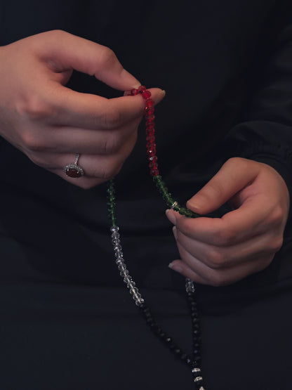 99-Bead Palestine Tasbih (Prayer Beads)