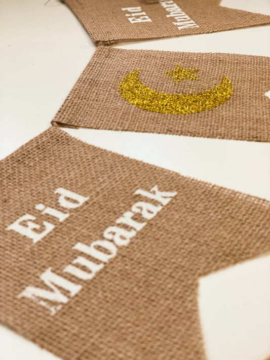 Eid Mubarak Bunting | Hessian